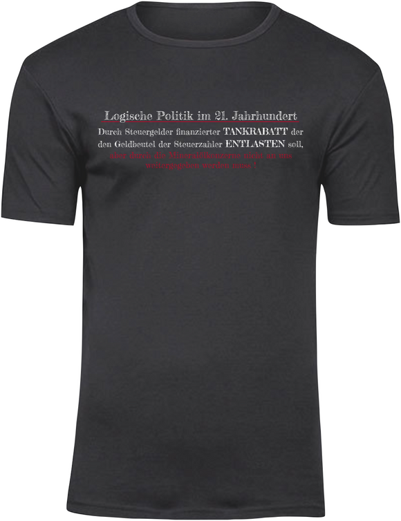 T-Shirt UNISEX  „Logische Politik im 21. Jahrhundert