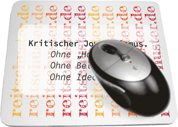 Mousepad „Kritischer Journalismus und bunten reitschuster.de