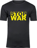 T-Shirt UNISEX, schwarz, Design 1  „STOP WAR"