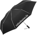 Regenschirm "reitschuster.de" schwarz/rot & schwarz/grau
