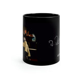 schwarze Kaffeetasse bedruckt mit Boris Reitschuster Foto und Signatur