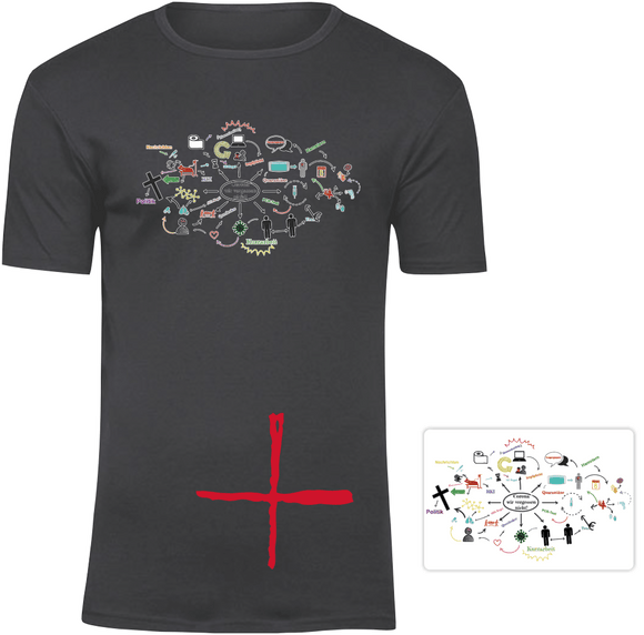 Fun-Shirt Unisex + Aufkleber 