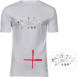 Fun-Shirt Unisex + Aufkleber "Corona wir vergessen nicht"
