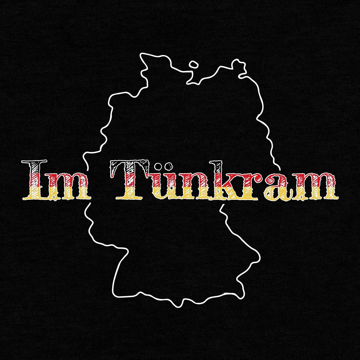 FUN-Kaffeebecher "TÜNKRAM", schwarz