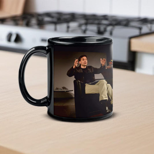 BR Kaffeebecher "Geburtstags Edition - Boris Reitschuster", handsigniert, schwarz