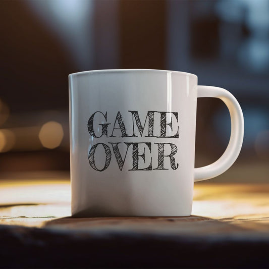 Kaffeebecher "GAME OVER"