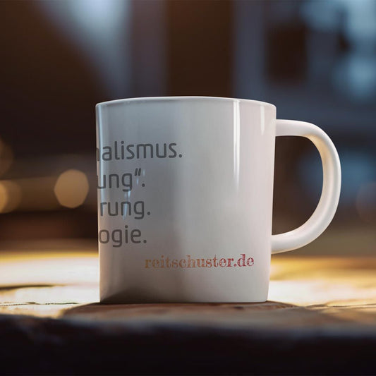 Kaffeebecher " Kritischer Journalismus"