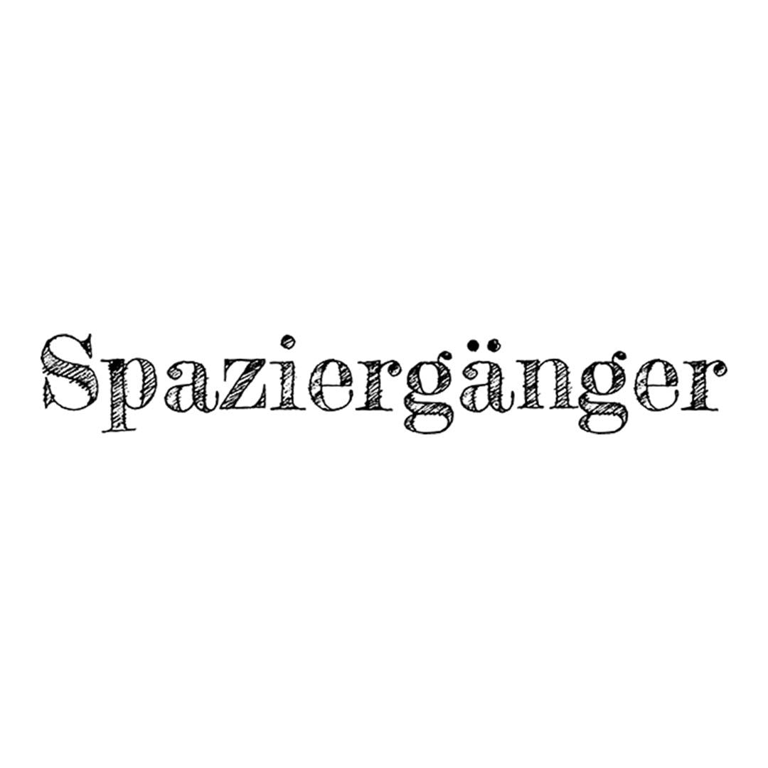 Emailletasse "Spaziergänger"