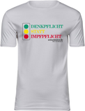 T-Shirt UNISEX  „Denkpflicht statt Impfpflicht" Ampel