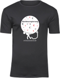 T-Shirt UNISEX  „Bundesregierung." schwarz mit weiß/rotem Aufdruck