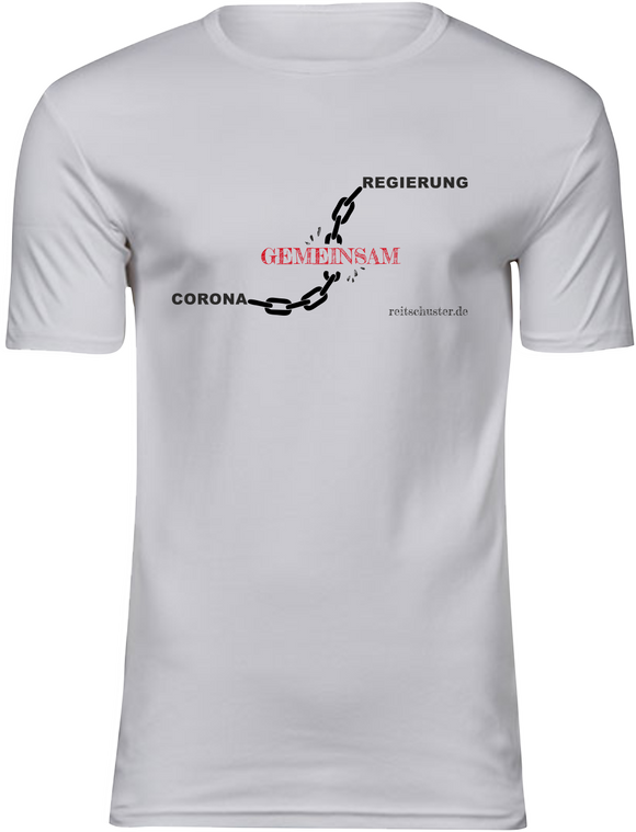 T-Shirt UNISEX  „Regierung-Gemeinsam-Corona