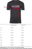 T-Shirt UNISEX  „GAME OVER" schwarz mit weiß/roten Aufdruck