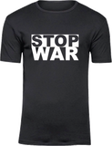 T-Shirt UNISEX, schwarz, Design 1  „STOP WAR"