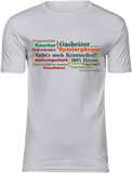 Fun-Shirt Unisex + Aufkleber "Geht's noch Krimineller"