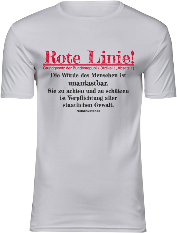 T-Shirt UNISEX  „Rote Linie