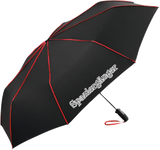 Regenschirm "SPAZIERGÄNGER" schwarz/rot & schwarz/grau
