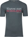 T-Shirt "Klartext statt SCHOLZEN" (in 4 Farben)
